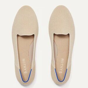 NWOT ROTHY'S LOUNGE LOAFER IN SANDSTONE - SIZE 8